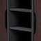 Baxton Studio Idina Dark Brown and Grey Finished Wood 2-Door Shoe Cabinet 173-10906 - alternate 9